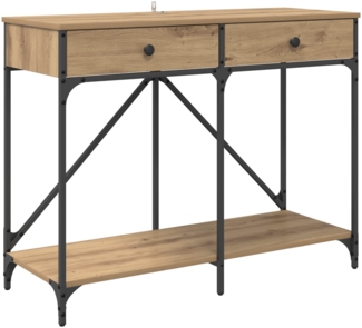 vidaXL Konsolentisch Artisan-Eiche 100 x 39 x 78,5 cm Holzwerkstoff 882807