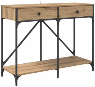vidaXL Konsolentisch Artisan-Eiche 100 x 39 x 78,5 cm Holzwerkstoff 882807