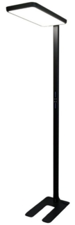LUXULA LED Stehlampe Bürostehleuchte, dimmbar, Up & Down 2x50W, UGR<16 blendfrei, Tageslichtweiß, Neutralweiß, Vollspektrum CRI>98