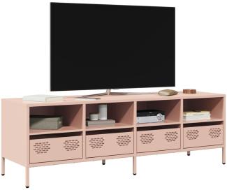 vidaXL TV-Schrank Rosa 135x39x43,5 cm Kaltgewalzter Stahl 851329