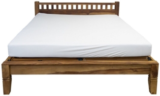 SAM® Massivholzbett Phuket, Doppelbett, massives indisches Rosenholz, sehr robust, Handfertigung