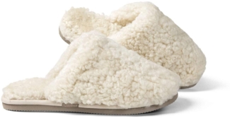 Fellhof Lammfellpantoffel Trendy Teddy|38/39| weiss