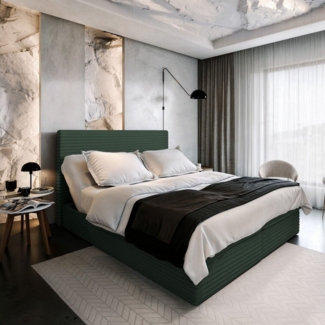 Masseno Boxbett MILARA 160x200 cm mit Bonell Matratze und Topper