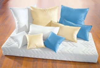 Otto Keller Federkissen, Füllung: 85% Gänsefedern, 15% Gänsedaunen, Bezug: 100% Baumwolle