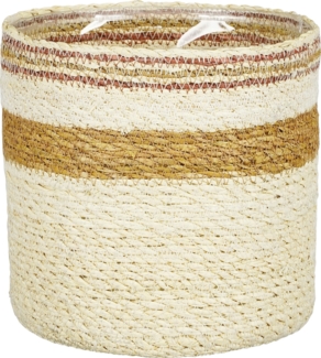 Mica Seegraskorb Jameson Korb Ø 20 x H 20 cm gelb