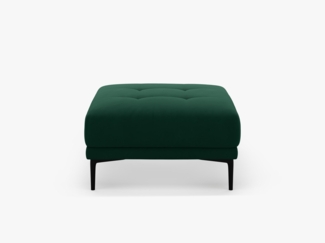 Micadoni Hocker Bemy 1-Sitzer Samt Flaschengrün