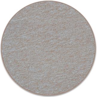 Teppich auf Maß | London | Rund | Flacher Schlingenflor | Beige / Rund 200 cm