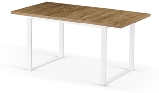 B&D home Esstisch Ausziehtisch LEVIN, Kufengestell, ausziehbar, 120-160cm, 4-6 Personen