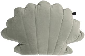 Overseas Sea Shell Kissen, 100% Polyester in Soft Green, 35x50 cm