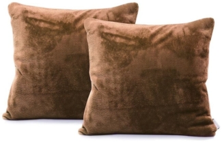 DecoKing Kissenbezug Kissen Kissenbezug mehre Größen Farben Wohnzimmer Dekokissen, (2 Stück), Sparset