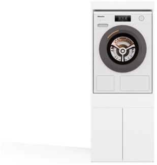 MAGOWA Waschmaschinenumbauschrank Platzsparender Waschmaschinenschrank für Waschmaschine oder Trockner (1 er Set) Kombinierte Geräte- & Stauraumlösung