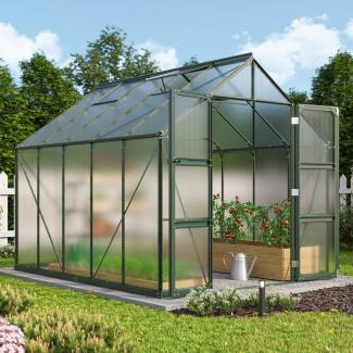 Vitavia Gewächshaus "Domus 8300", smaragd, 8,3 m²,4 mm HKP