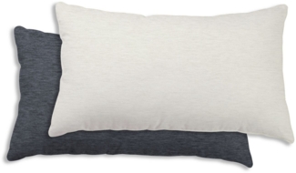 One Home Kissenbezüge Wende Melange, (2 Stück), meliert, Baumwolle kuschelig warm weich Biber Winter