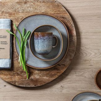 like. by Villeroy & Boch Lave beige Becher mit Henkel 400 ml - DS