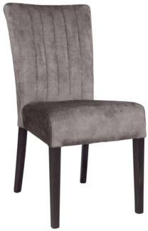 Home affaire 4-Fußstuhl (Set, 2 St), vertikale Nähte in der Rückenlehne