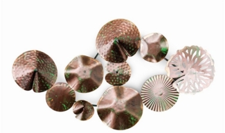 HTI-Line Wanddekoobjekt Wanddeko Seerose (1 St), Wandbild abstrakt