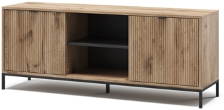 Lowboard Eliza Viking Oak 150 x 60 cm mit 2 Türen Vicco