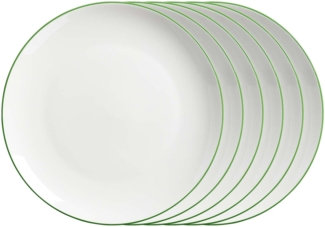 Ritzenhoff & Breker Adela Speiseteller ø 26,5 cm 6er Set - grün - DS
