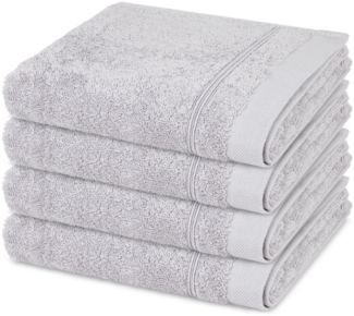 Ross Rubin 4 tlg. Frottier-Set - 4 X Handtuch (50 X 100cm) - 480 - Granit