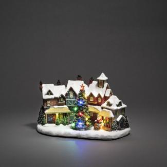 KONSTSMIDE Künstlicher Weihnachtsbaum Kunststoff, schwarz, 0,65W, L170mm