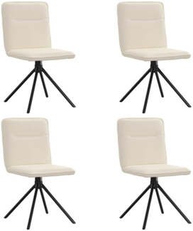 vidaXL Esszimmerstühle 4 Stk. Leinen 3315343