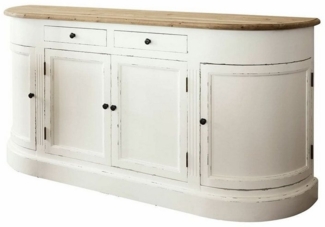 Mirabeau Kommode Sideboard Louisiana antikweiß/braun