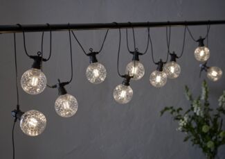 LED-Lichterkette "Circus Bomb", 10 Kugeln, ww LED