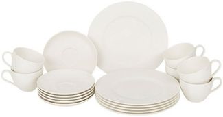 vivo - Villeroy & Boch Group Basic White Kaffee-Set für 6 Personen / 18 Teile