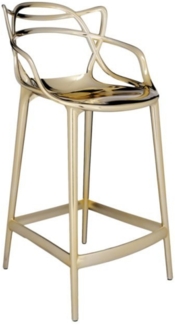 Kartell Masters Stool, Hocker, Gold, H. 65 cm