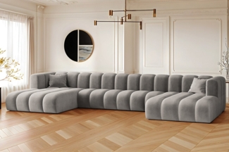 Kaiser Möbel Ecksofa U-form Sofa Grand U XL modular stoff Haga und Salvador, Große Auswahl an Farben, komfortabel, praktisch, modular