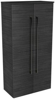 Lanzet Midischrank 60 cm, Schwarz