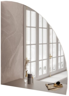 Lookway Spiegel QUINNIE Wandspiegel mit LED-Beleuchtung, Breite: 80 cm