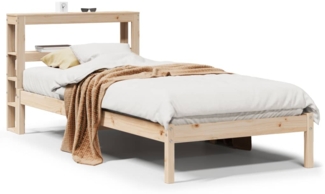 vidaXL Massivholzbett ohne Matratze 100x200 cm Kiefernholz 3305718