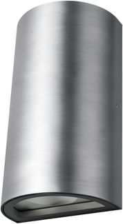 Osram LED Außenwandleuchte, 3000K, UpDown-Wandleuchte, 1050lm, 12W, Aluminium, IP44, IK03, breitstrahlend, mit Montagezubehör