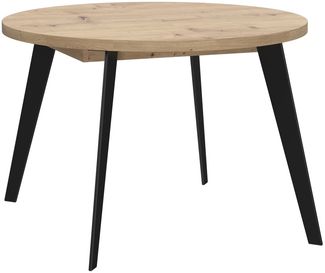 Esstisch >TABLES< ausziehbar bis 150cm, Artisan Eiche Dekor - 110/150x74,5x110cm (BxHxT)