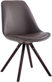 Besucherstuhl Laval Cappuccino Rund [152294103]