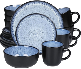 Hochwertiges Steingut Geschirr Set 4 Personen