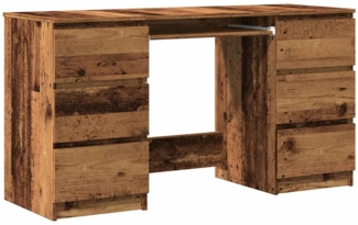 vidaXL Schreibtisch Altholz-Optik 140x50x77 cm Holzwerkstoff 855960