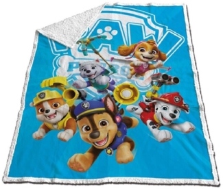 PAW Patrol Kuscheldecke – Flauschige Sherpa Decke 120x150 cm