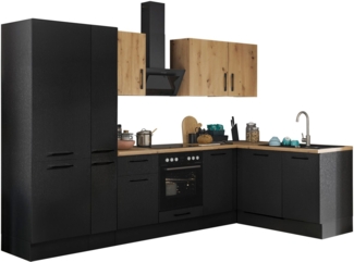 BASIC by Balculina Winkelküche Turin, Stellbreite 310x175 cm, wahlweise mit E-Geräten