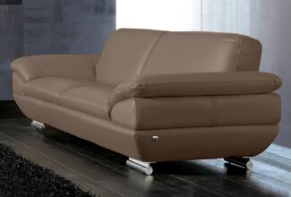 CALIA ITALIA 3-Sitzer Glamour, italienisches Designsofa mit sensationellem Sitzkomfort, für entspannende Momente, toller Designfuß