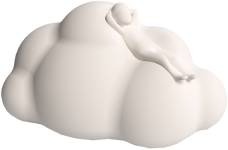 Cam Cam Copenhagen Cloud Nachtlicht - Off-White We