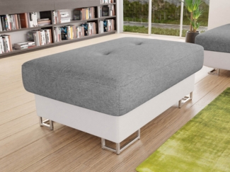 Polsterhocker Cotere (Farbe: Soft 017 + Soul 17)
