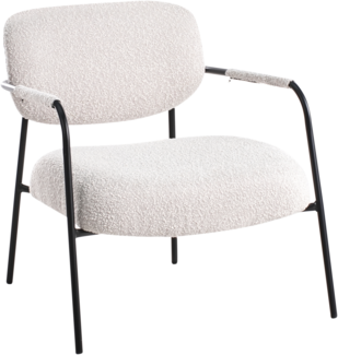 Sessel AUSVIKA Stoff Hellbeige