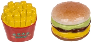 lustige Salz - und Pfefferstreuer Burger Pommes Gewürzstreuer