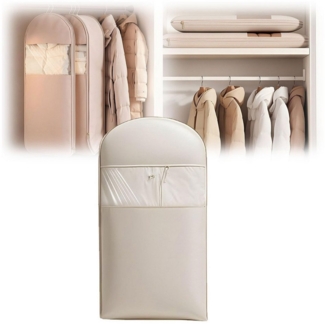 Coonoor Kleidersack Platzsparende hängende Kleidertasche Kleiderschrank-Organizer (1 St) Kompressionsreißverschluss, große Staubschutzhülle für Daunenjacken