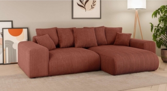 INOSIGN Ecksofa LAKESIDE mit Bettfunktion und Bettkasten, B/T/H 257/166/84 cm, L-Form, Recamiere beidseitig montierbar, Wellenunterfederung