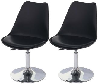 MCW Esszimmerstuhl Vaasa T501-2-h (Set, 2 St), 2er-Set, Frei drehbar um 360°, Höhenverstellbar