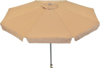 Markschirm, rund 300 cm, beige