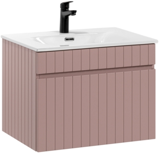 ICONIC ROSE 60 cm großes Badmöbel-Set mit Waschbecken (60cm), Antike Rose